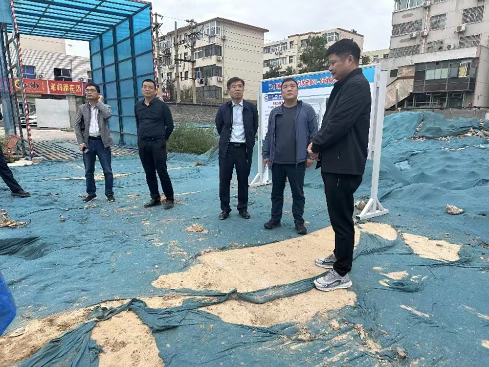 LEYU.COM-乐鱼（中国）
负责人汪洋到孙八砦城中村改造项目调研项目建设工作